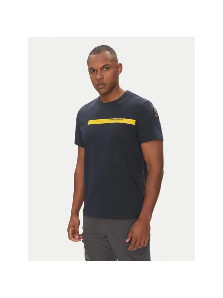Parajumpers T-Shirt Tape Σκούρο Regular Fit μπλε