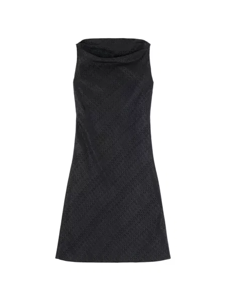 Rochie Mm6 Maison Margiela din jacard negru