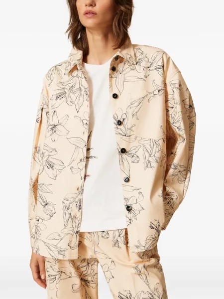 Cămașă Twinset cu model floral cu imagine