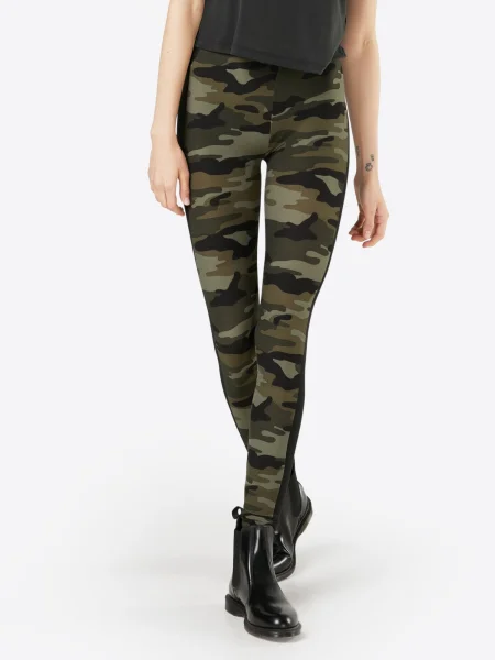 Urban Classics Leggings verde negru