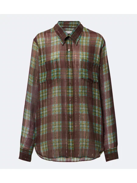 Cămașă Dries Van Noten în carouri