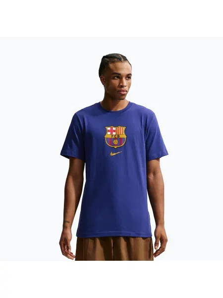 Tricou pentru bărbați Nike FC Barcelona Soccer deep royal blue albastru