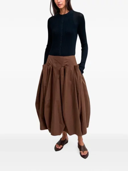Cardigan Tibi tricotate albastru