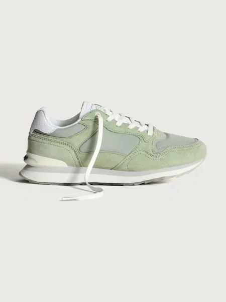 Pantofi Hoff din piele verde