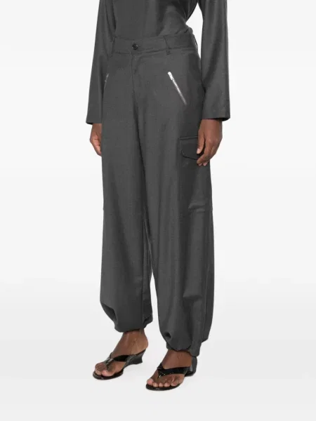 Pantaloni Barena conici gri