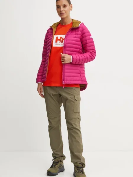 Kurtka puchowa Helly Hansen Sirdal Hooded Insulator magenta różowa
