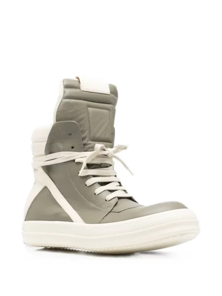 Sneakerși Rick Owens din piele gri