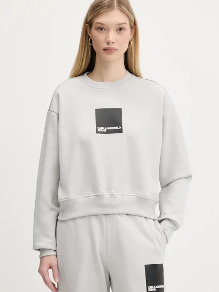 Karl Lagerfeld Jeans bluza z nadrukiem szary