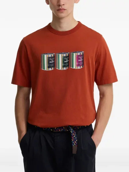 Tricou Barbour cu imagine roșu
