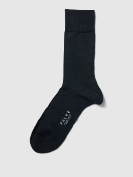 Skarpety z dodatkiem streczu model ‘COOL Falke granatowe