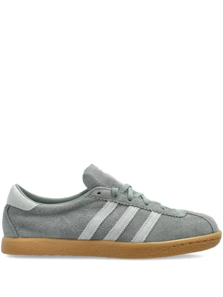 Sneakerși Adidas Gazelle din piele de căprioară cu dungi de jumătate de fermoar albastru