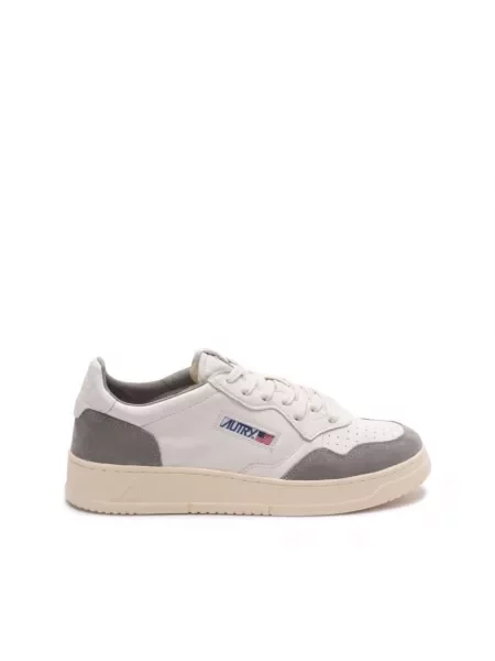 Sneakersy Autry zamszowe casual białe