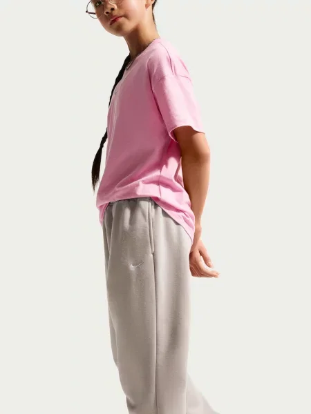Gyerek fleece melegítő felső Nike bézs