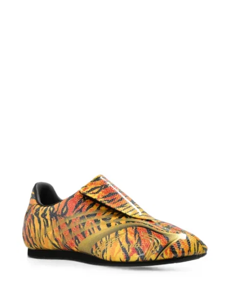 Tigriscsíkos póló Adidas nyomtatás fekete
