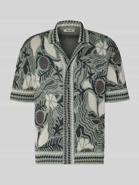 Koszula casualowa o kroju relaxed fit z kołnierzykiem typu resort model ‘DUKE’ Only & Sons