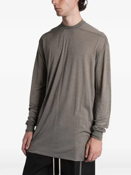 Lung tricou Rick Owens gri