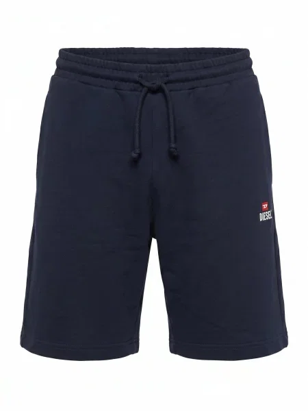 DIESEL Pantaloni sport P-CROW SWEAT SHORTS bleumarin