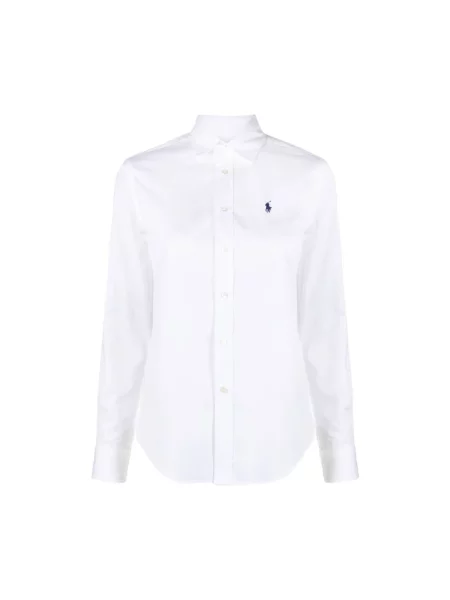 Koszula Polo Ralph Lauren z długim rękawem z twillu biała