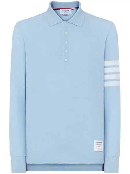 Polo Thom Browne cu dungi albastru