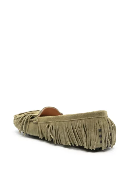 Loafers Scarosso σουέντ πράσινο