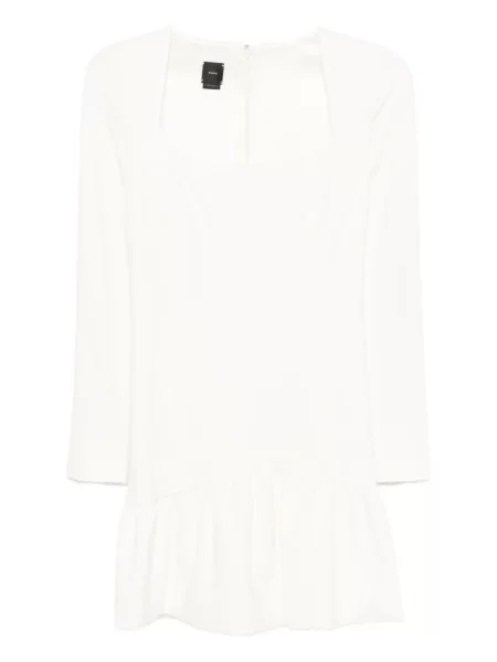 Mała mały sukienka mini Pinko garniturowa biała