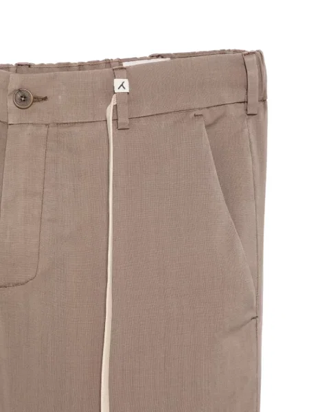 Pantaloni Myths cu cordon maro