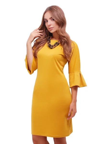 Сукня міні MarSe гірчичний