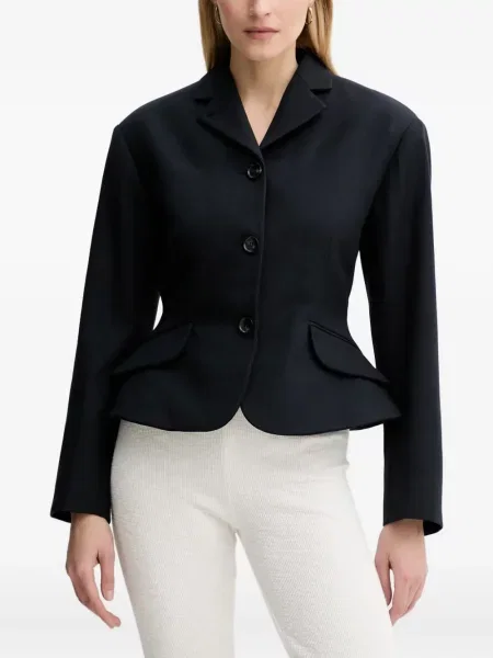 Cu peplum bluză Bally albastru