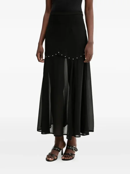 Fusta maxi Never Fully Dressed negru