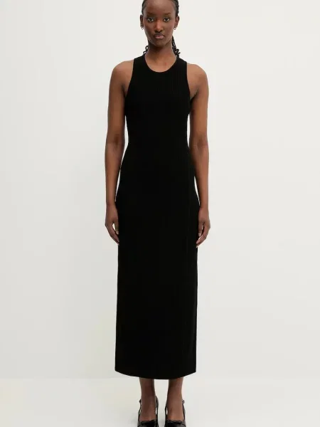 Sportmax sukienka Orosei maxi dopasowana niebieski