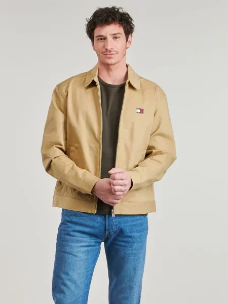 Geacă de blugi Tommy Jeans maro