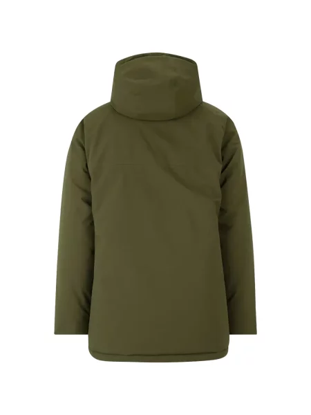 Geacă parka Fila cu glugă verde