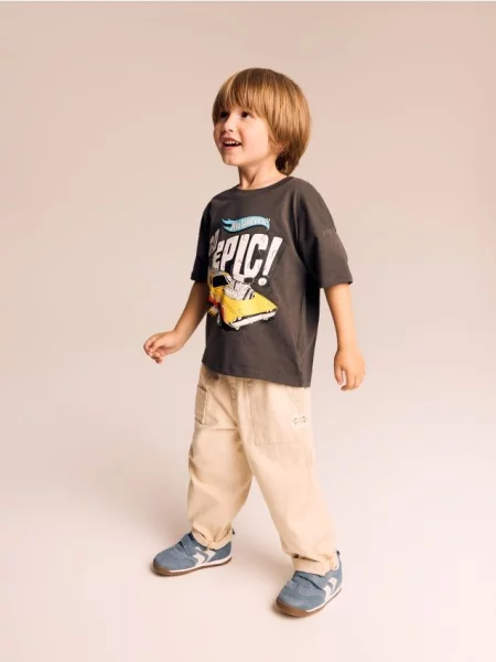 Reserved Tricou Hot Wheels gri-închis gri