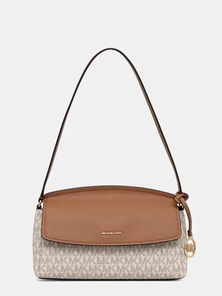 MICHAEL Michael Kors geantă pentru femei cu imitație de piele Landry bej
