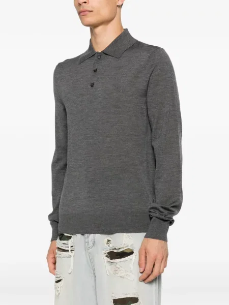 Lung tricou polo Dsquared2 gri