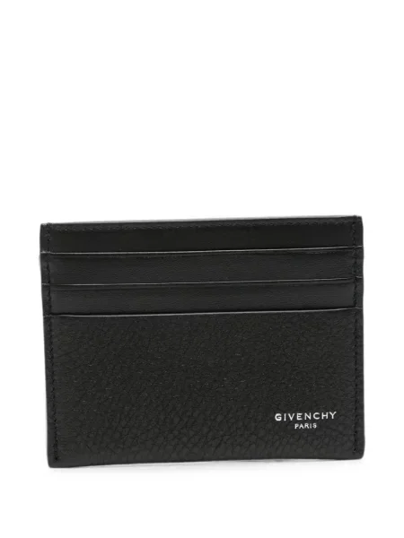 Portofel Givenchy din piele cu imagine negru
