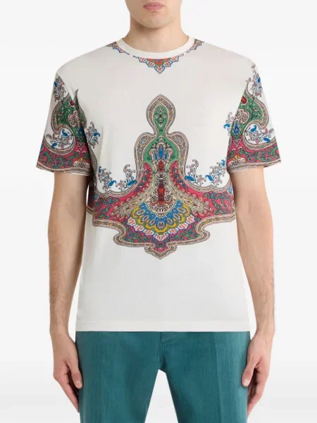 Tricou Etro cu imagine cu model paisley