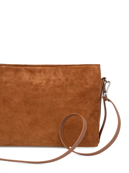 Torebka Coccinelle zamszowa brązowa