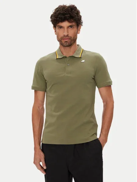 Scurt tricou K-way cu mâneci scurte verde