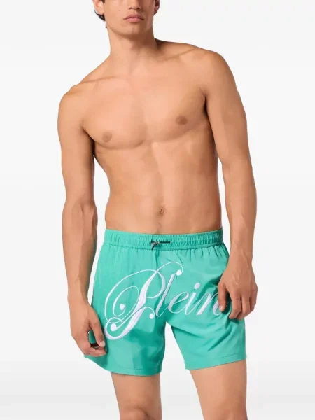 Slip de baie Philipp Plein verde