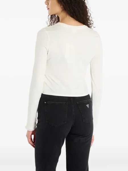 Tricou Guess cu imagine din dantelă