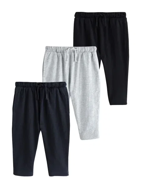 Next Pantaloni bleumarin / gri amestecat / amestecat negru