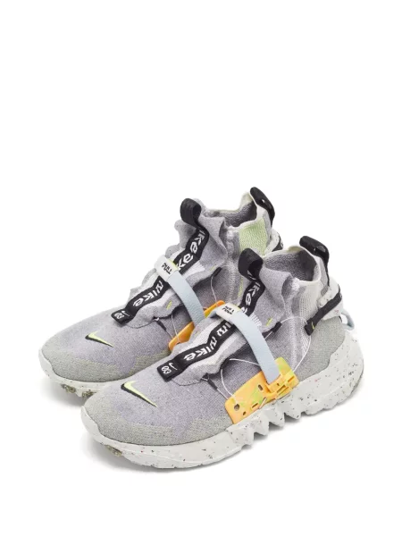 Sneakerși Nike tricotate gri