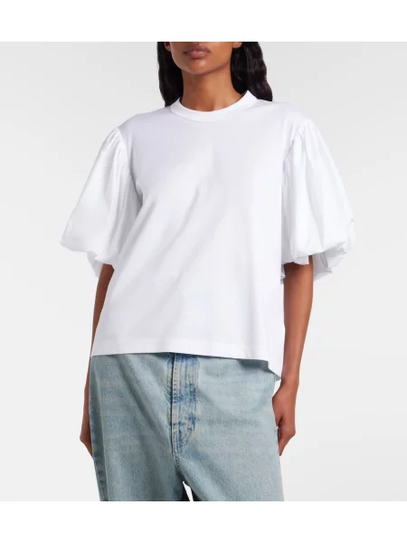 Tricou Noir Kei Ninomiya din jerseu alb