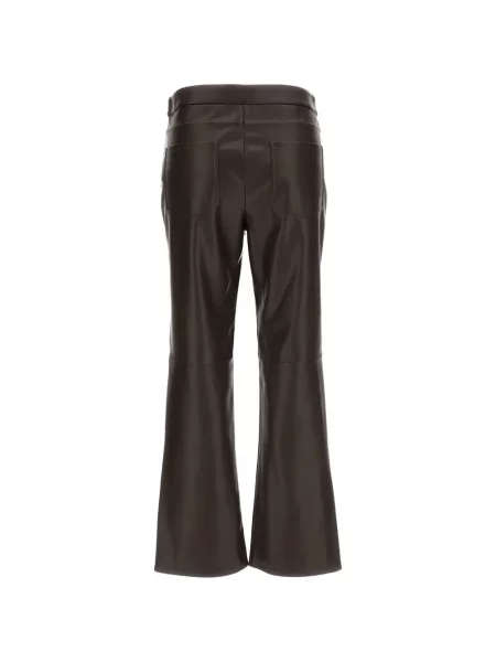 Pantaloni 's Max Mara din piele maro