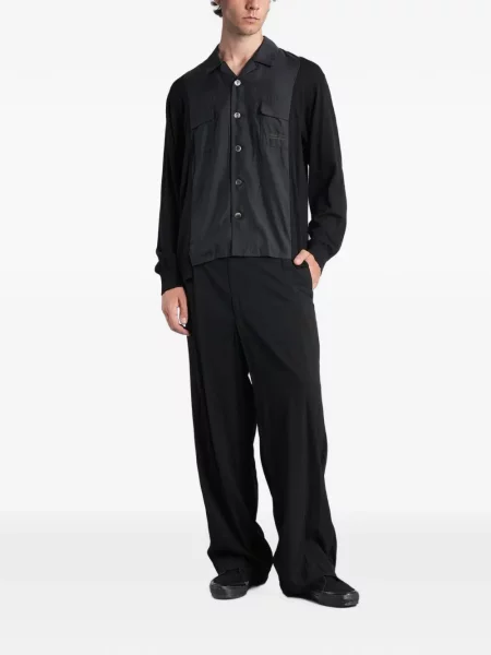 Pantaloni Undercover cu autograf negru