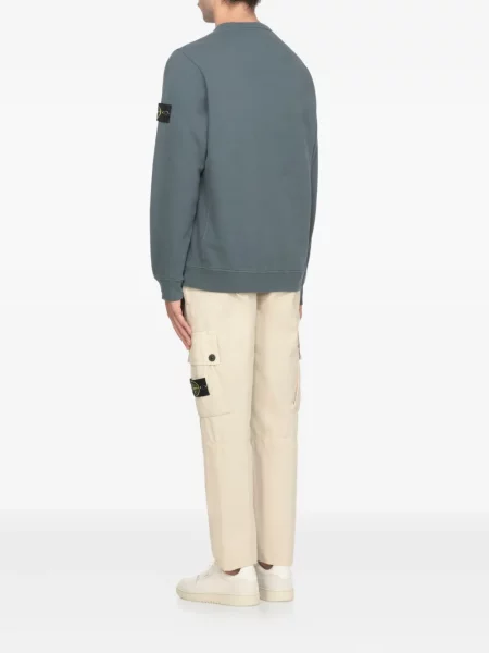 Pulover Stone Island cu strasuri albastru