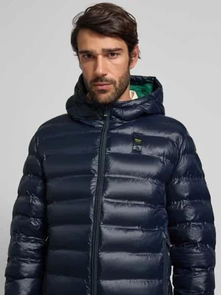 Kurtka pikowana z kapturem model ‘CHARLES’ Blauer