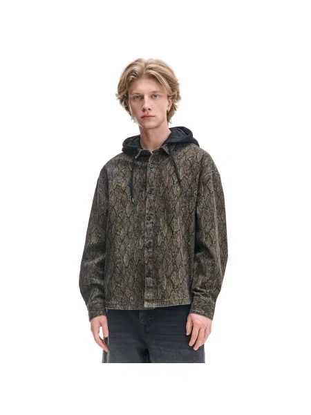 Рубашка Cropp коричневая