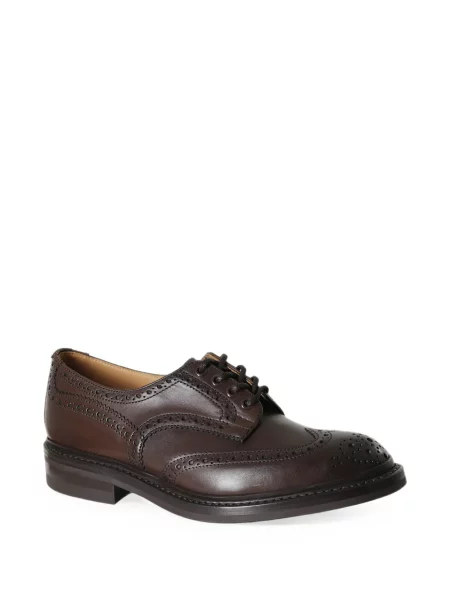Pantofi derby Tricker's din piele maro